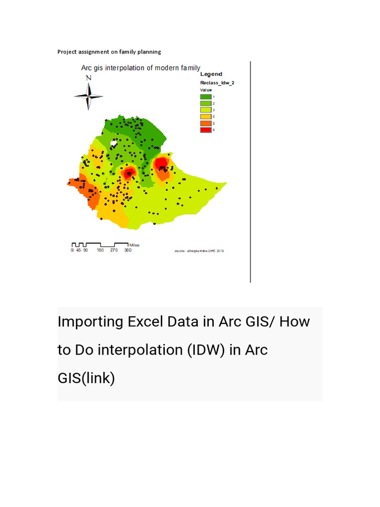 Importing Excel Data in Arc GIS/ How To Do Interpolation (IDW) in Arc ...