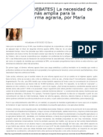 Mirada Más Amplia para La Segunda Reforma Agraria IEP