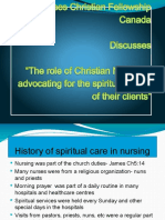 Advocating For Patients Spiritual Needs