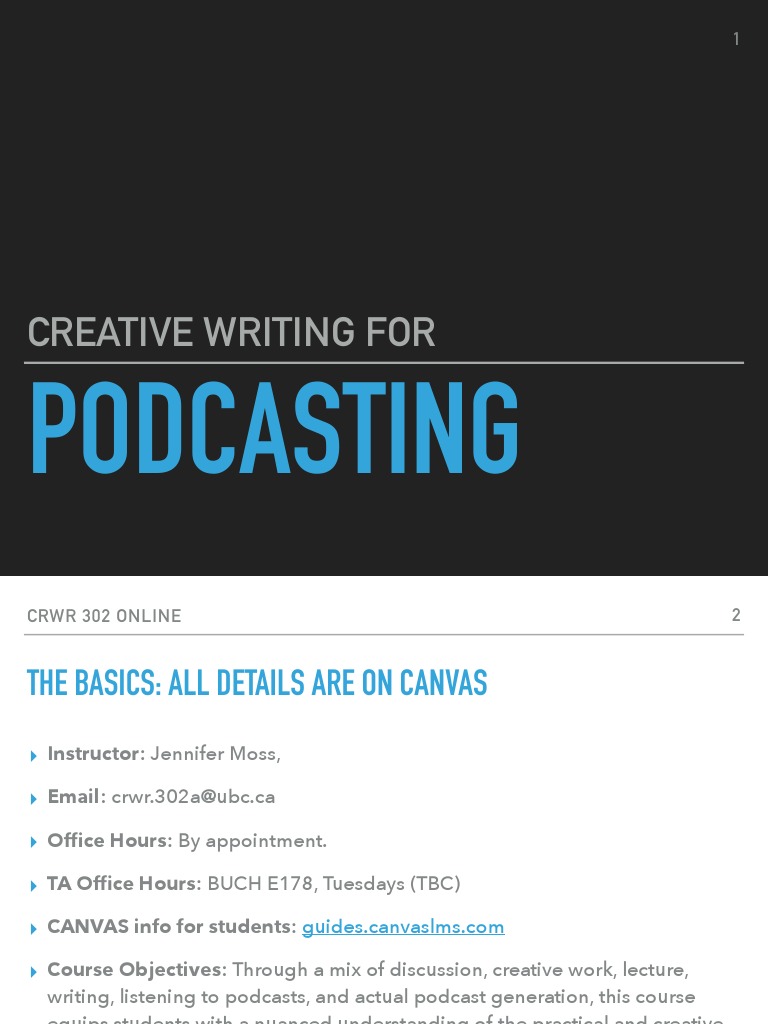 Week 1 Slides | Download Free PDF | Podcast | Mass Media