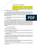 Generalidades de la parasitología: clasificación, ciclo de vida y mecanismos de daño de los parásitos