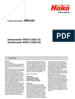 Instruction Manual: Sweepmaster P900 R (6502.10) Sweepmaster B900 R (6502.20)