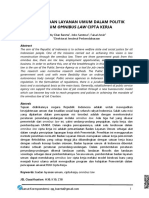 BBS Edisi 2 - Peran Badan Layanan Umum Dalam Politik Hukum Omnibus Law Cipta Kerja