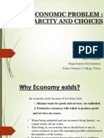 Scarcity and Choices