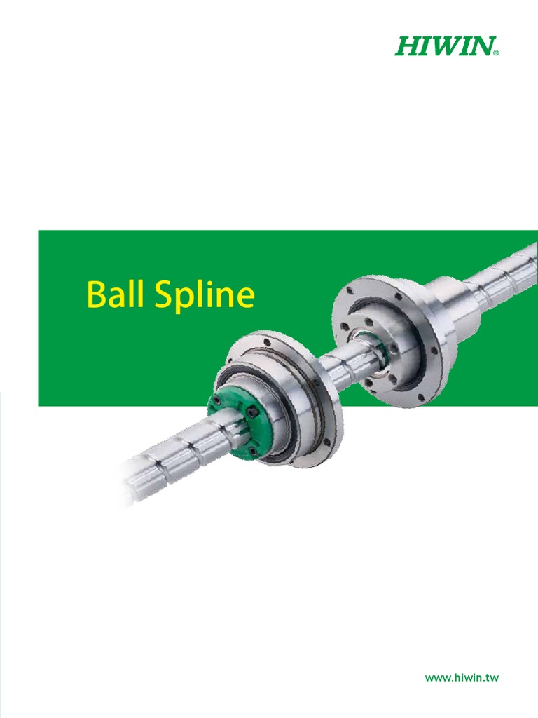Ball Spline DM (E) S16DC02 1708 ENG PDF Bearing (Mechanical
