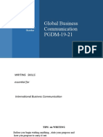 PGDM Notes Global B Communication