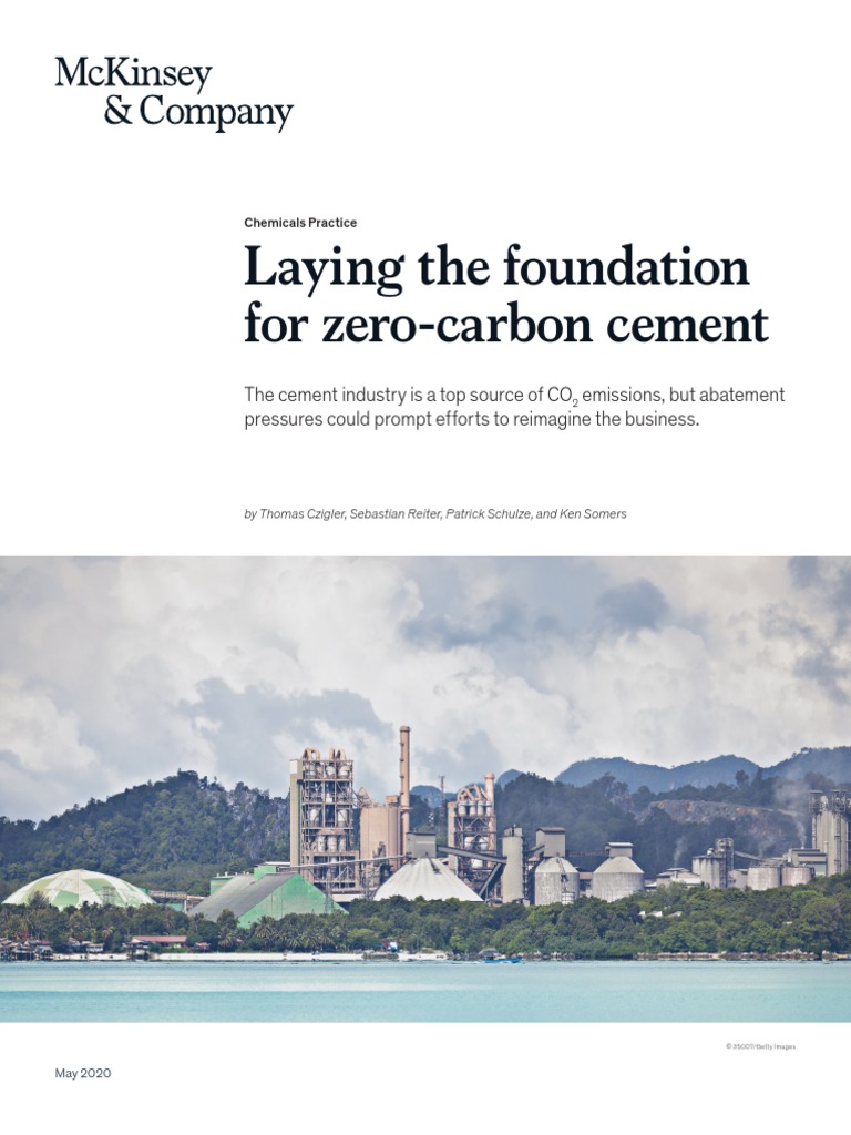 Laying The Foundation For Zero Carbon Cement | PDF | Low Carbon Economy ... - Zero-Carbon Concrete
