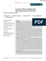 Journal of Periodontology - 2021 - Haroon - in Vitro Comparison of Root Surface Roughness and Bacterial Adhesion Following