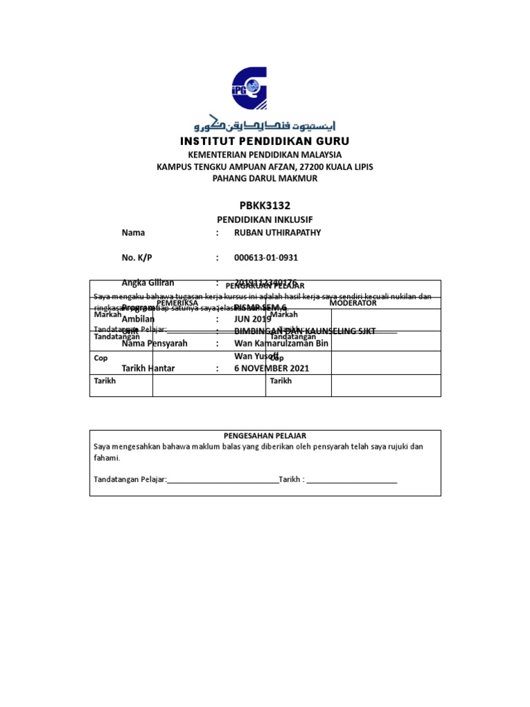 Tugasan 1 - Rpi | PDF