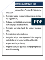 Kebijakan Strategis BNPB 2015-2019