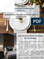 Chap 1 Sejarah Industri Perkhidmatan Makanan Dan Katering-Edited