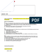 Experiment Number - 3: This Experiment Is Based On Basic Mathematical Knowledge, C Datatypes and Operators