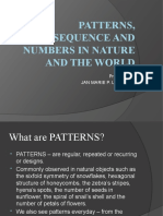 Patterns, Sequence and Numbers in Nature and The World: Prepared By: Jan Marie P. Lubuguin