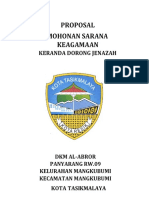 Proposal Permohonan Sarana Keagamaan: Keranda Dorong Jenazah