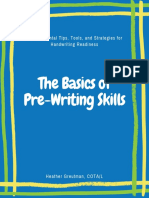 The Basics of Pre Writing Skills FINAL