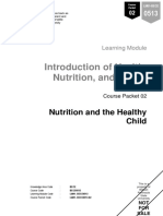 Nutrition and Healthy Child Course Packet