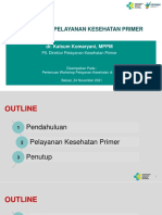 Materi Kebijakan Pelayanan Kesehatan Primer - Workshop Klinik 24112021