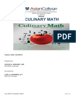 Course Code: CULMATH: Prepared By: SHS-Math Instructor Reviewed By: SHS-OIC Principal