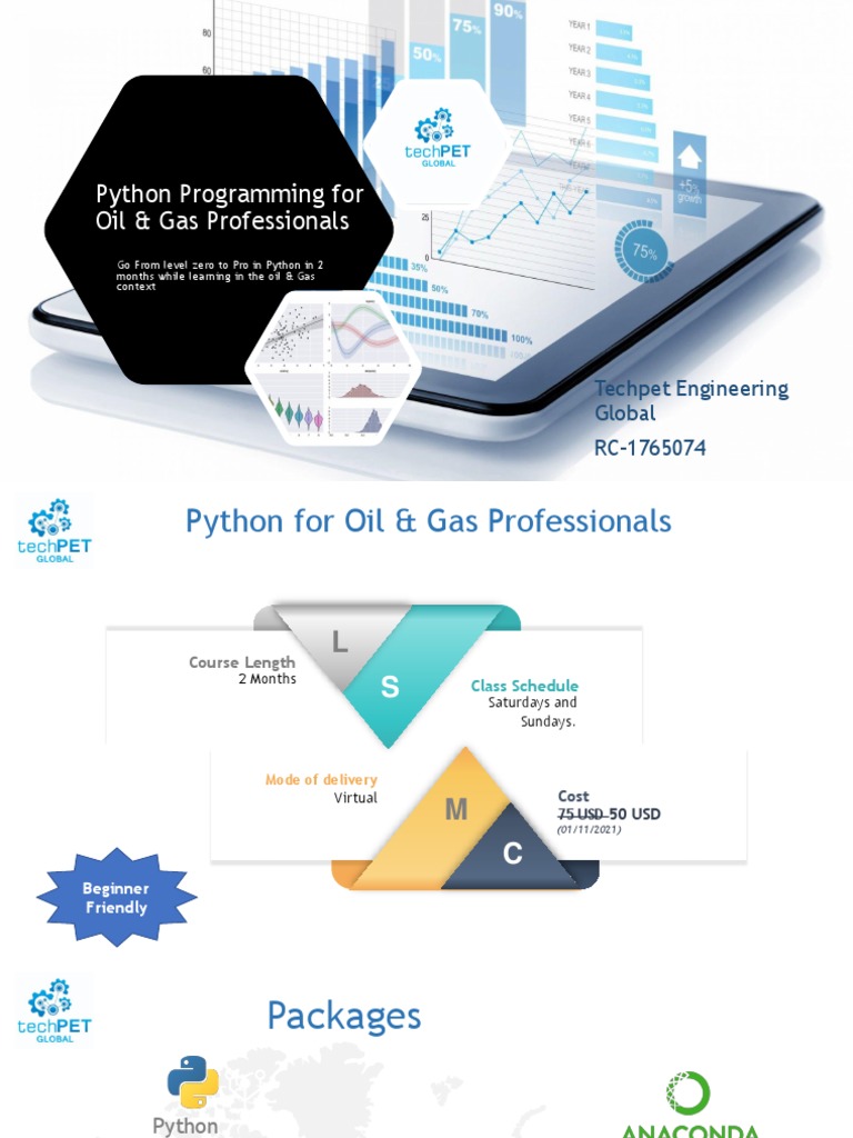 Python Course for Oil & Gas Pros | PDF | Python (Programming Language ...