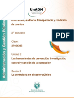 Módulo 6: Contraloría, Auditoría, Transparencia y Rendición de Cuentas