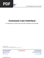 Command Line Interface: CLI Management User Guide