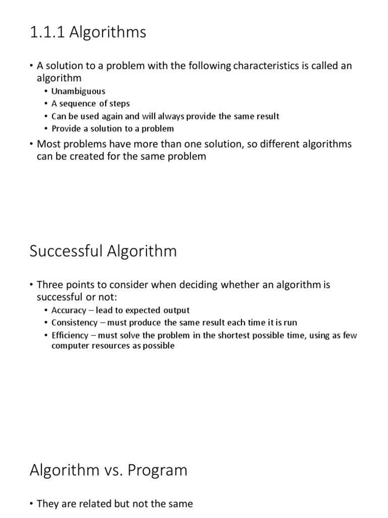 C1 01 Algorithm | PDF | Algorithms | Control Flow