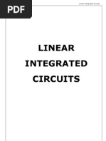 LINEAR INTEGRATED CIRUITS - 2 Marks Question Bank - IV Sem ECE