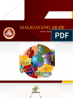 Maligayang Araw: Science, Technology and Society