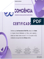 Certificado Laedson