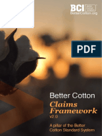 Better Cotton: Claims Framework