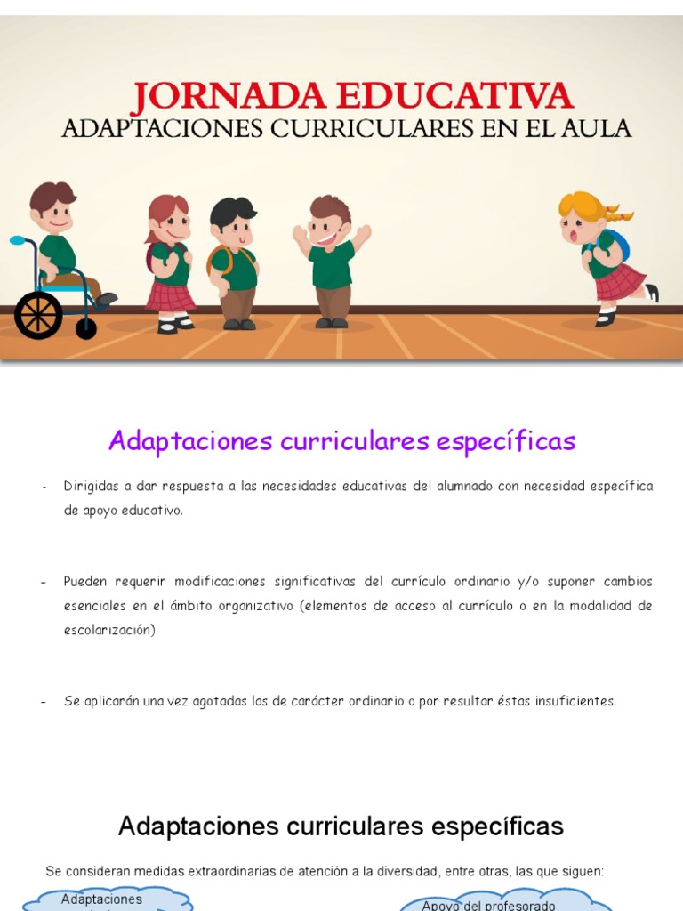 Manual de Adaptaciones Curriculares 2024 | PDF | Plan de estudios ...