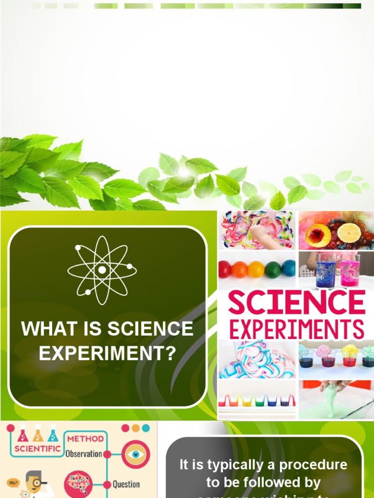 Understanding Science Experiments | PDF | Teachers | Experiment