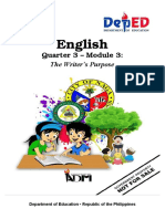 English: Quarter 3 - Module 3