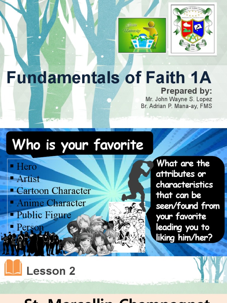 Fundamentals of Faith 1A: Prepared by | PDF | Catholic Church ...
