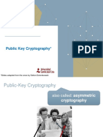 Public Key Cryptography : Slides Adapted From The Ones by Stefan Dziembowski