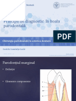 Curs 1 Principii de Diagnostic in Boala Parodontala