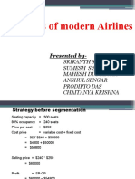 Strategies of Modern Airlines: Presented by
