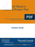 10 Critical Steps To Create A Project Plan