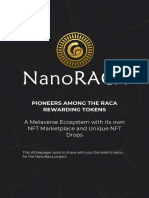Pioneers Among The Raca Rewarding Tokens: A Metaverse Ecosystem With Its Own NFT Marketplace and Unique NFT Drops