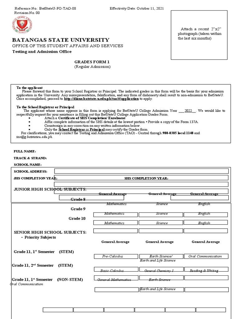 Batangas State University: Office of The Student Affairs and Services ...
