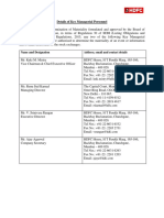 Details of Key Managerial Personnel - 1