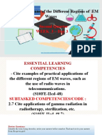 1.2 Applications of The Different Regions of EM Waves: Second Quarter WEEK 3 - Day 3