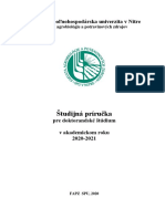 Studijna prirucka-III. stupen-FAPZ - 2020-2021-Final WEB