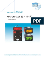 Microtector II - G450: Operation Manual