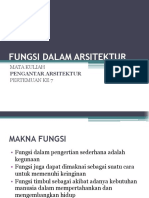 Fungsi Dalam Arsitektur