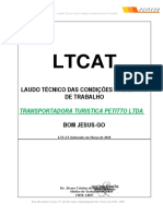 LTCAT - Transporte Rodoviário