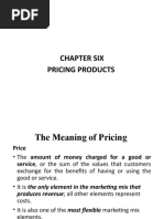 Chapter 6 Price Decisions