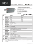 480W Single Output Industrial DIN RAIL With PFC Function: Series