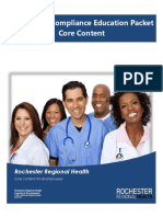 Mandatory Compliance Education Packet Core Content: Rochester Regional Health