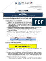 Pengumuman Registrasi Genap 2021-2022